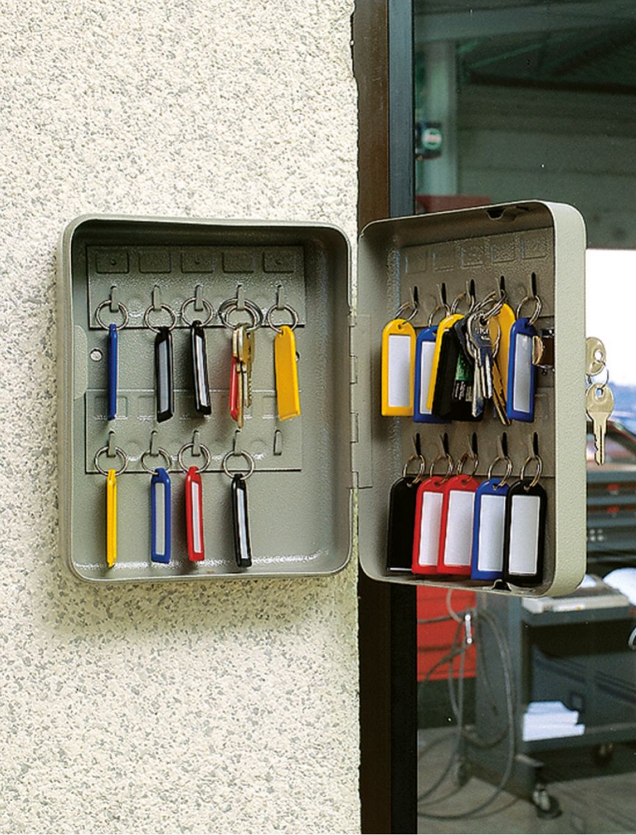 Armoire à clés, pour 300 porte-clés, ft 14 x 54 x 72 cm, gris foncé