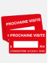 Etiquette "Prochaine visite" Etiquette "Prochaine visite"