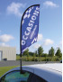 Kit drapeau de vitre rotatif Beach Occasion