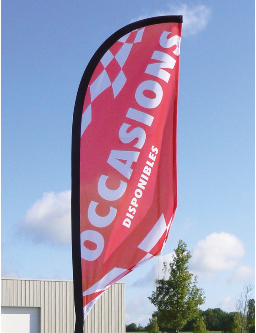 Voile pour Drapeau de vitre rotatif "Occasion" Voile pour Drapeau de vitre rotatif "Occasion"
