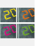 Kit chiffres digitaux Fluo Kit chiffres digitaux Fluo