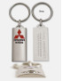 Porte-clés Totem recto bombé, verso plat Porte-clés Totem recto bombé, verso plat
