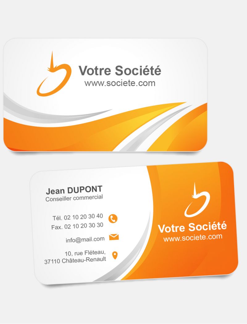 Carte de visite 85 x 54 mm