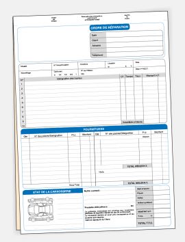Express 24h : Ordre de réparation sans personnalisation
