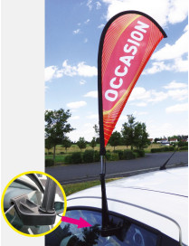 Kit Drapeau de vitre rotatif Elipse "Occasion"