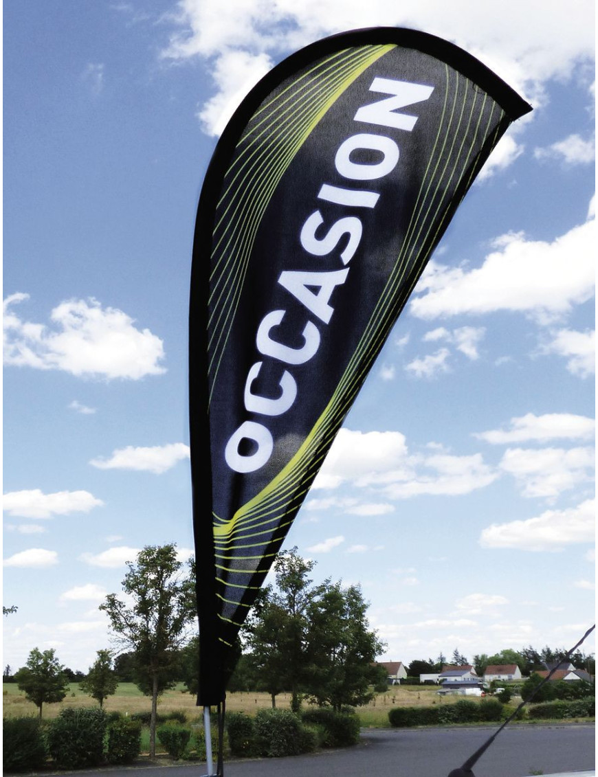 Drapeau de vitre rotatif Elipse "Occasion" Drapeau de vitre rotatif Elipse "Occasion"