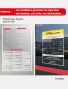 Affichage de vitre horaires, tarifs