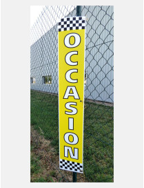 Totem de clôture "Occasion" damier