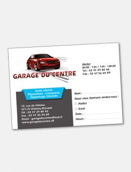 Carte de rendez-vous