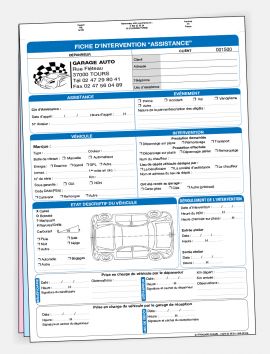 Fiche d’intervention Assistance