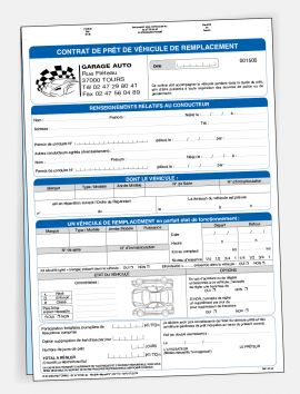 Contrat de prêt de véhicule à titre gratuit