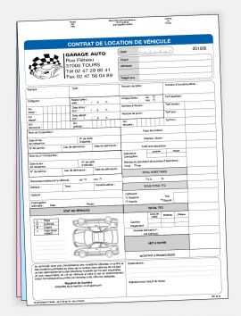 Contrat de location de véhicule