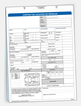 Contrat de location sans personnalisation