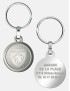 Porte-Clés métal rond mat Porte-Clés métal rond mat
