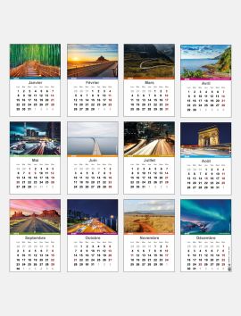 Calendrier à spirale A5
