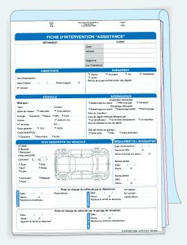 Fiche d’intervention Assistance sans personnalisation