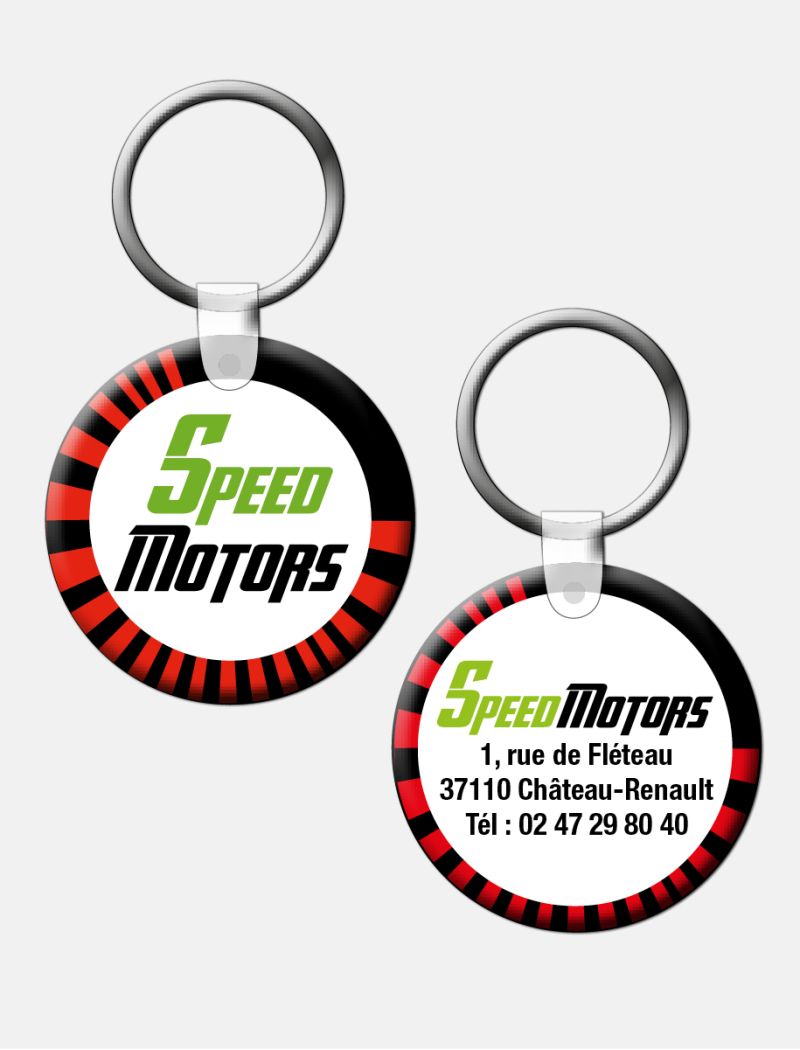 Porte-cles Dôming rond