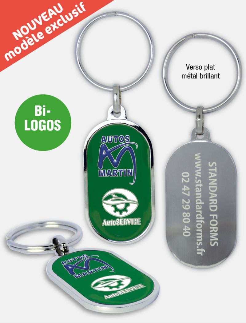 Porte-clés Capsule Bi-Logos “Spécial garages indépendants”