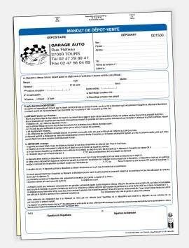 Mandat de dépôt-vente