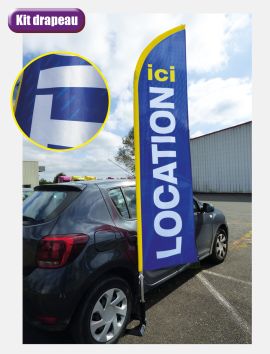 Kit voile Location + mât + pied