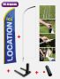 Kit voile Location + mât + pied