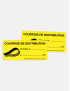 Etiquette courroie de distribution