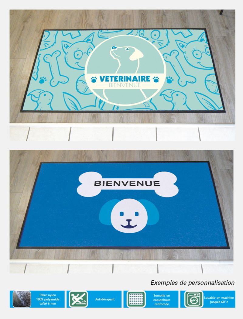 Tapis d'entrée à personnaliser
