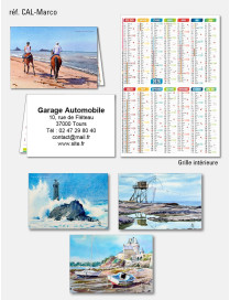 Calendrier de poche