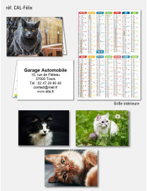 Calendrier de poche