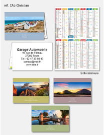 Calendrier de poche