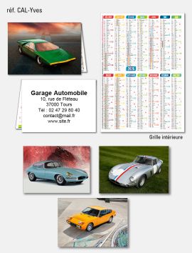 Calendrier de poche