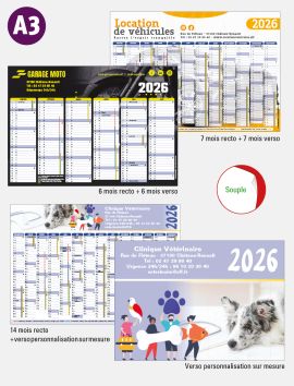 Calendrier bancaire souple