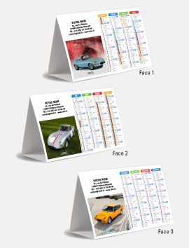 Calendrier chevalet