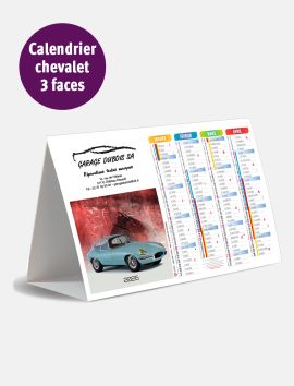 Calendrier chevalet