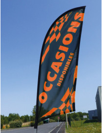 Voile pour Drapeau de vitre rotatif "Occasion"