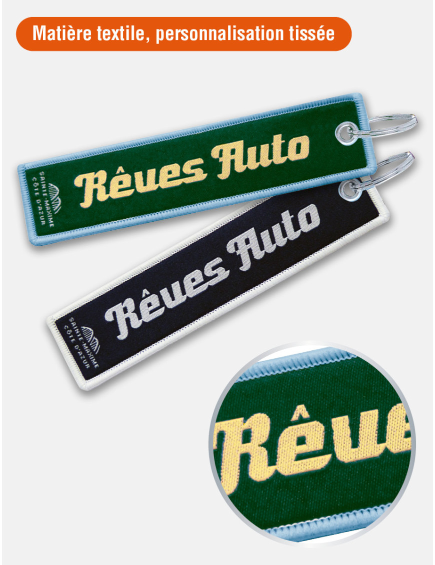 Porte-clés Olympia tissé