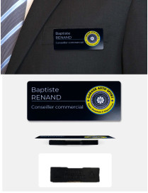 Badge nominatif PVC à personnaliser