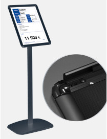Porte message Cadro-Clic® A4 noir